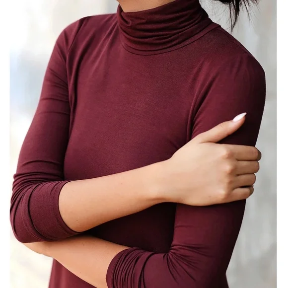 Lulus "Sway, Girl, Sway!" Swing Dress - Wine Red Size XS - Picture 3 of 10